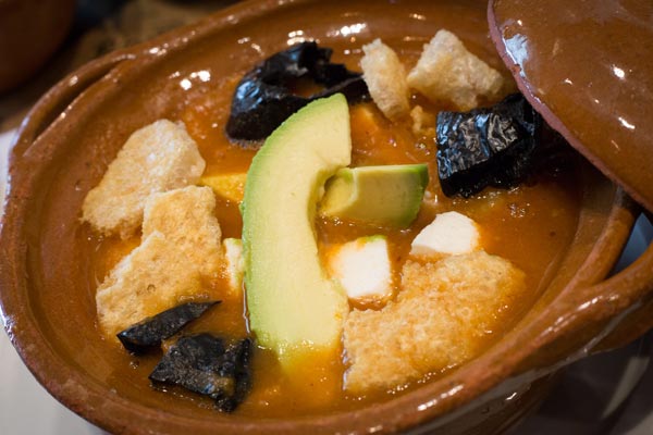 Restaurante Los Panchos sopa de tortilla