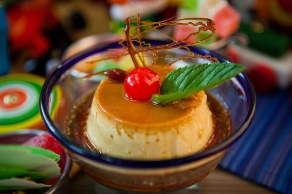 Restaurante Los Panchos flan de la casa