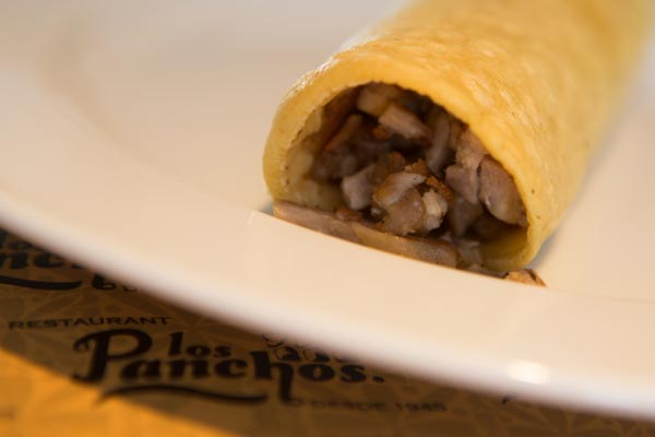 Restaurante Los Panchos taco de carnitas